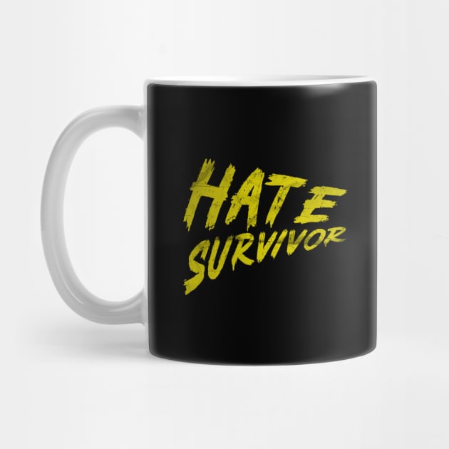 Hate Survivor Yellow Logo by FFAFFF